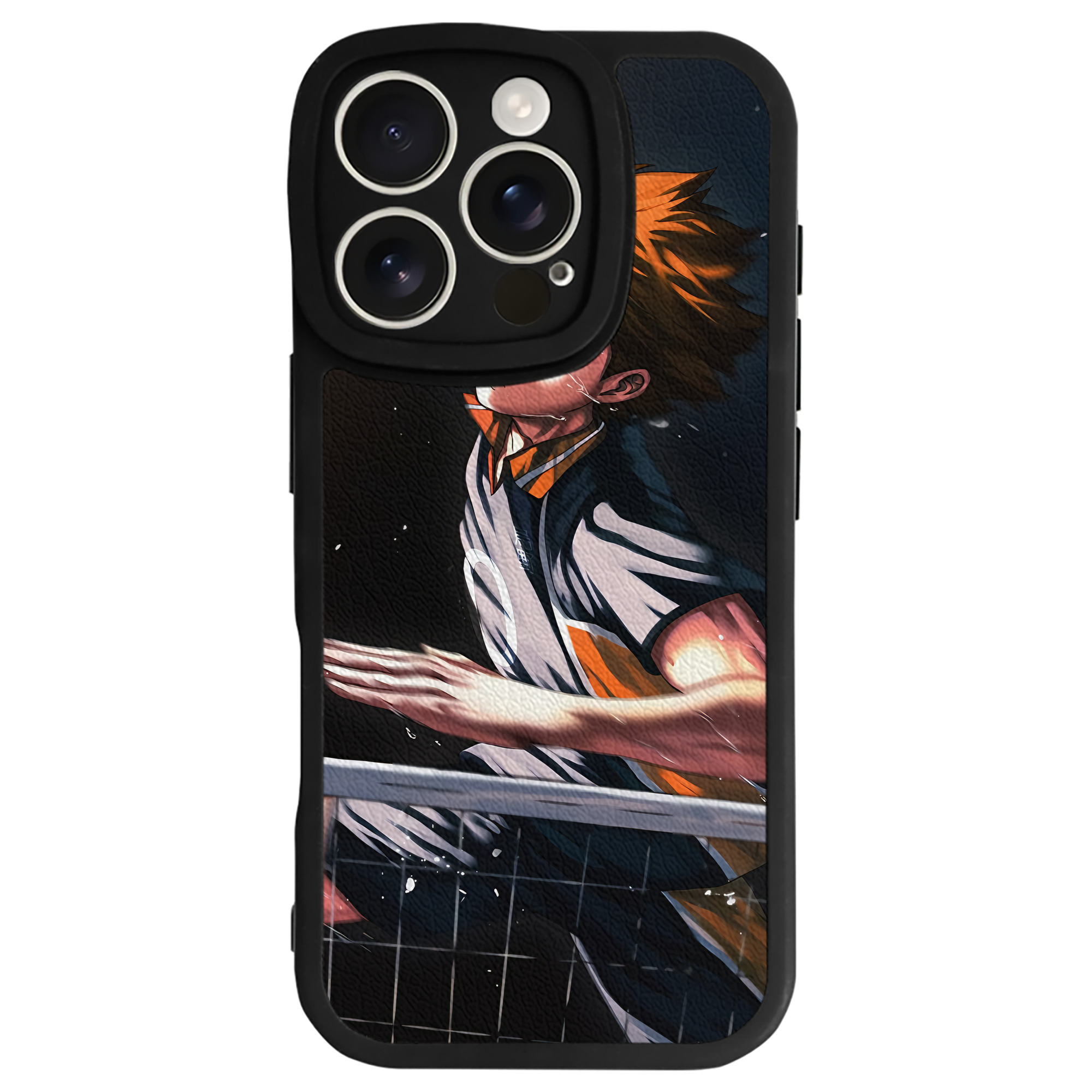 （画像用） ハイキュー!! Haikyu!! 【iPhone 16シリーズ対応】シリコンスマホケース（レザー調） 材質：シリコン